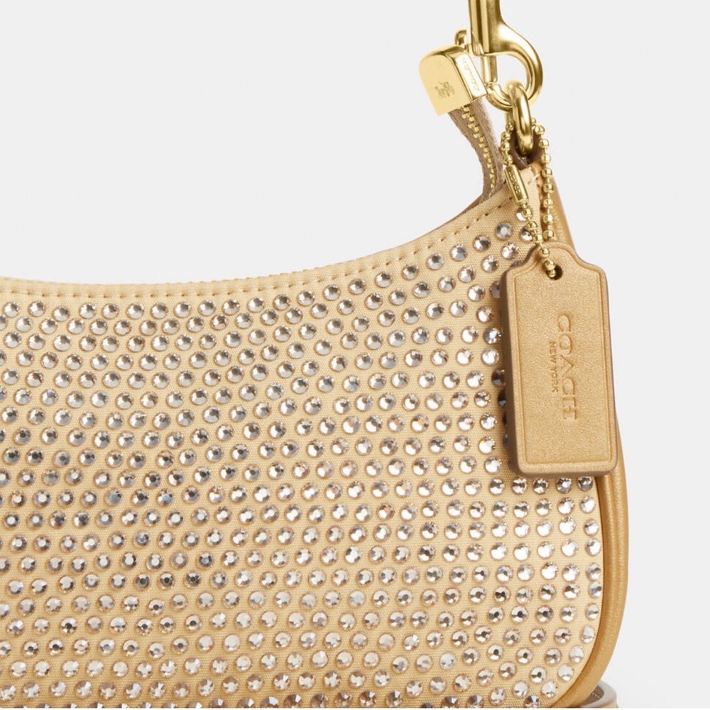 COACH Teri Mini Crossbody Bag decorated with crystals NEW - Picture 13 of 14